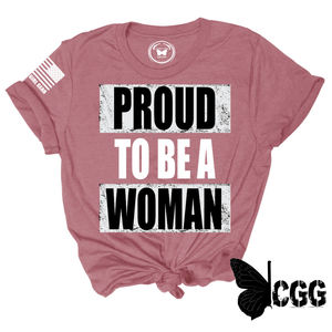 Proud To Be A Woman Tee Xs / Mauve Unisex Cut Cgg Perfect Tee